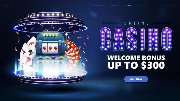 Online casino promotion with slot machine